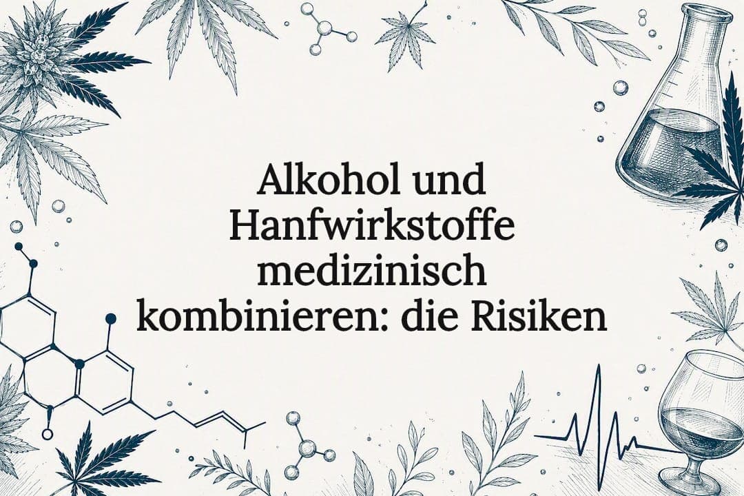 Alkohol und Hanfwirkstoffe medizinisch kombinieren: die Risiken